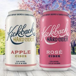 Braxton Brewing Releases Kickback Hard Cider Line in Cans