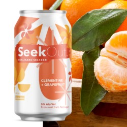 SeekOut Real Hard Seltzer Nationally Releases “Clementine + Grapefruit” Made with Fresh-Pressed Clementine