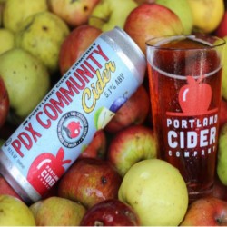 Portland Cider Co. releases PDX Community Cider in cans for the first time, pledges 10% of sales to charity
