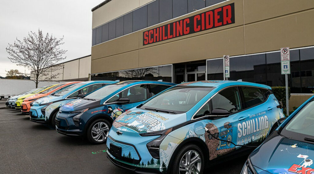 Schilling Hard Cider's new EV fleet