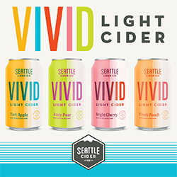 Seattle Cider Co Launches VIVID Light Cider With Four Refreshing Light Cider Flavors